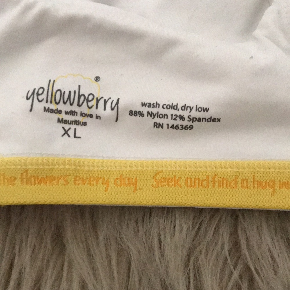 YELLOWBERRY White Women's Bralette | XL - Picture 12 of 13